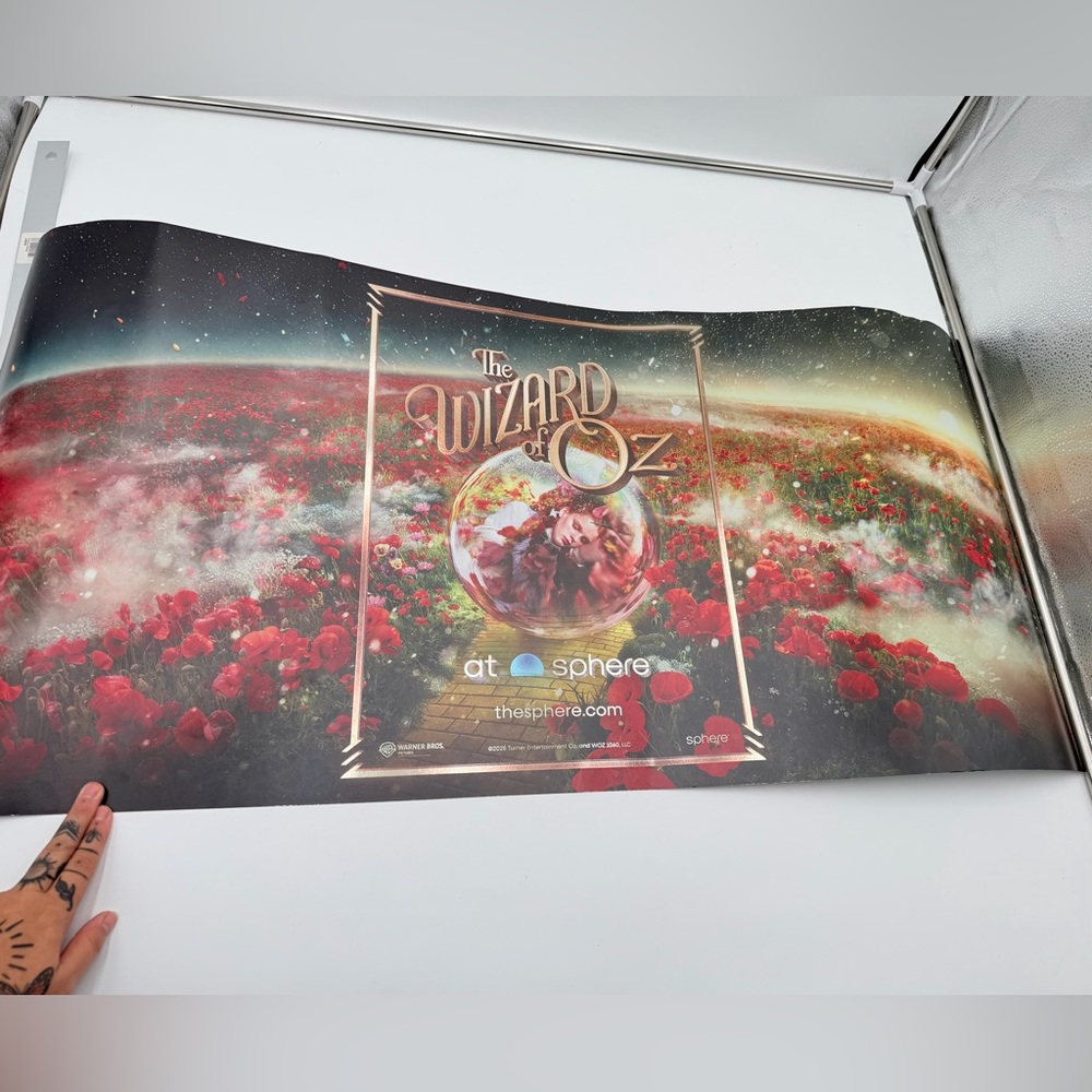 Wizard Of Oz Sphere Limited Edition Large 19”x38” Poster  Bad Witch